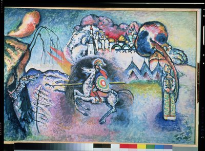San Jorge, 1914-15 de Wassily Kandinsky